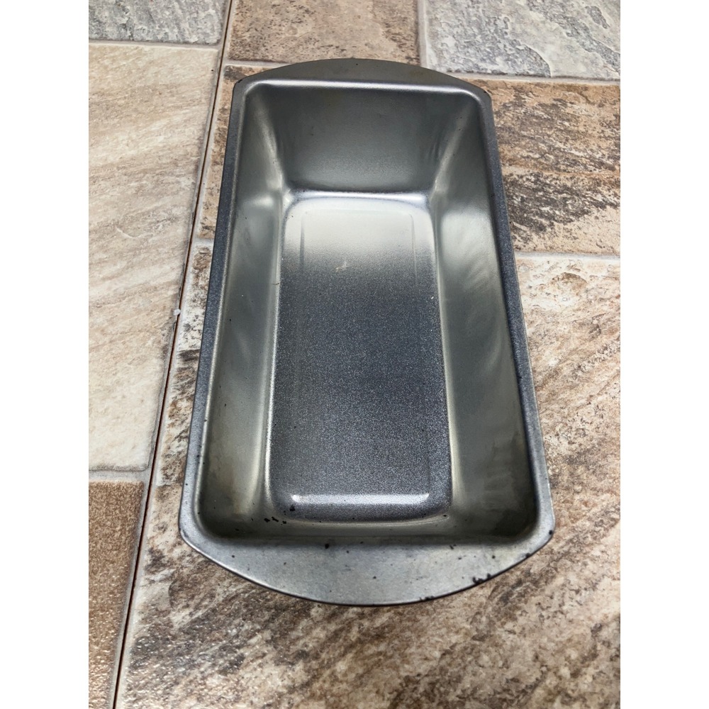 Unbranded Silver Metal Rectangular Loaf Pan 9 x 4.5 Inch for Bread and Meatloaf